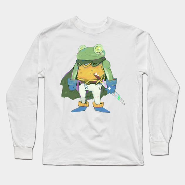 Frog Long Sleeve T-Shirt by kurilord